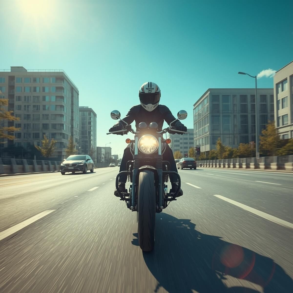 Motosiklet Sürerken Görünür Olmanın Önemi