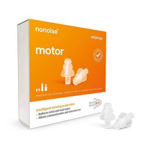 NONOISE MOTO KULAK TIKACI ŞEFFAF