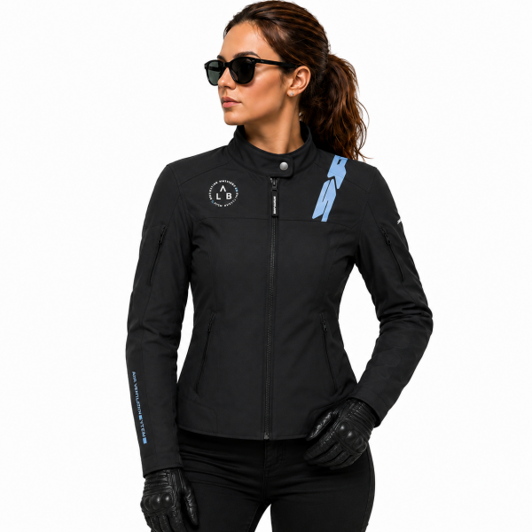 SPIDI CORSA TEX LADY YAZLIK CEKET MAVİ-SİYAH