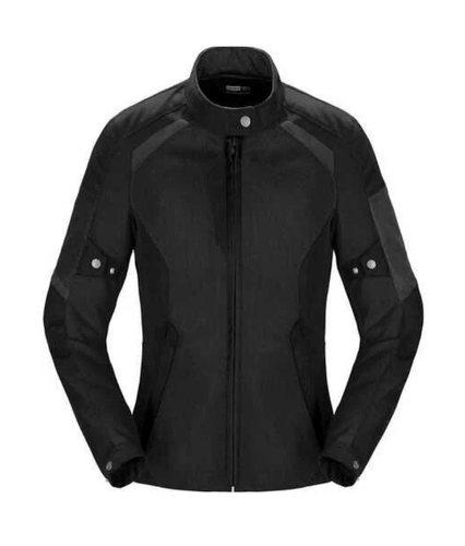 SPIDI TEK NET YAZLIK FİLE TEKSTİL CEKET SİYAH