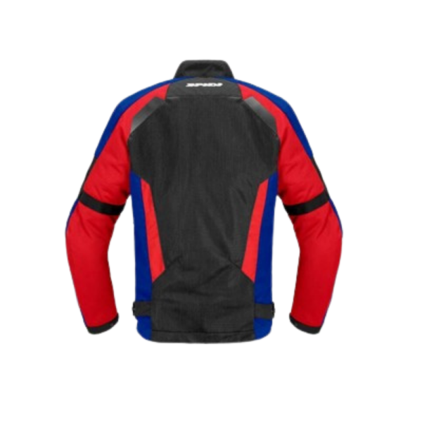 SPIDI TEK NET YAZLIK FİLE TEKSTİL CEKET MAVİ KIRMIZI