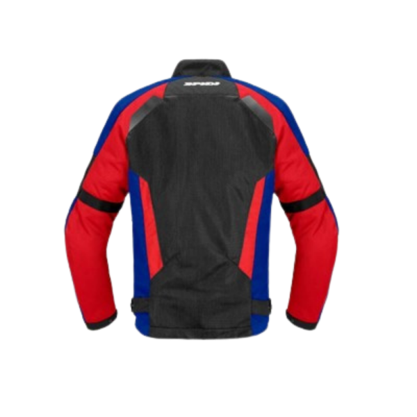 SPIDI TEK NET YAZLIK FİLE TEKSTİL CEKET MAVİ KIRMIZI