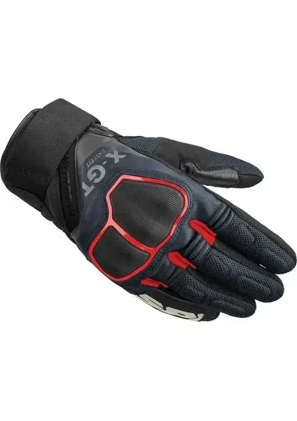 SPIDI X-GT DERİ ELDİVEN SİYAH MAVİ