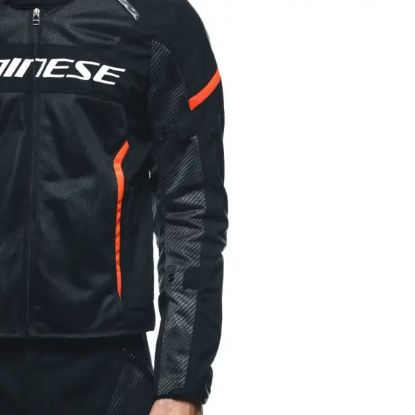 DAINESE AIR FRAME 3 TEX CEKET SİYAH KIRMIZI