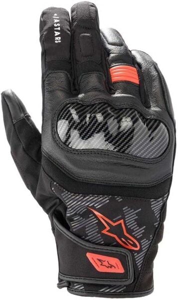 ALPINESTARS SMX Z DRYSTAR BLACK RED GLOVES