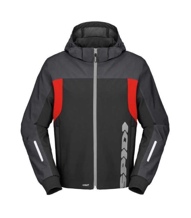 SPIDI HOODIE H2OUT II CEKET SİYAH KIRMIZI