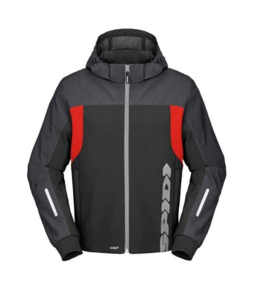 SPIDI HOODIE H2OUT II CEKET SİYAH KIRMIZI