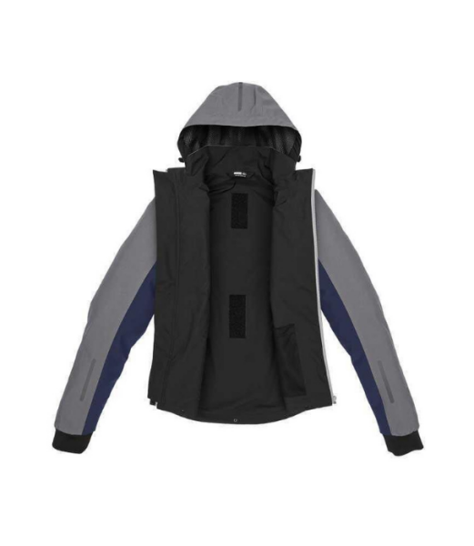 SPIDI HOODIE H2OUT II CEKET MAVİ GÜMÜŞ