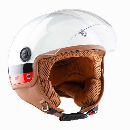 TUCANO URBANO EL JETTIN 6.0 YARIM KASK MİLAN DEVIL İNCİ BEYAZI