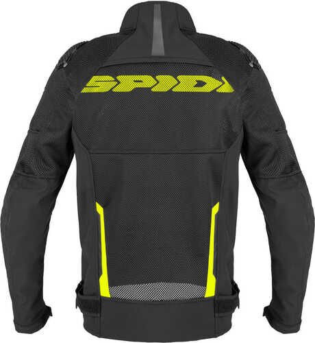 SPIDI RACE WARRIOR 2 NET YAZLIK CEKET SİYAH SARI