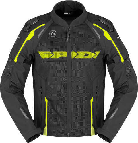 SPIDI RACE WARRIOR 2 NET YAZLIK CEKET SİYAH SARI