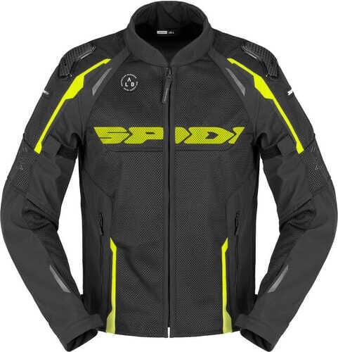 SPIDI RACE WARRIOR 2 NET YAZLIK CEKET SİYAH SARI