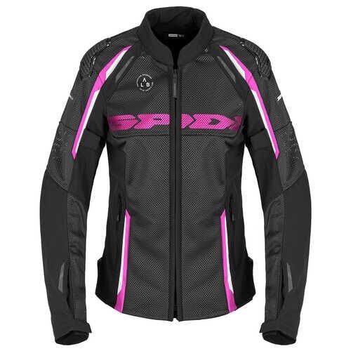 SPIDI RACE WARRIOR 2 NET LADY YAZLIK CEKET SİYAH FUŞYA